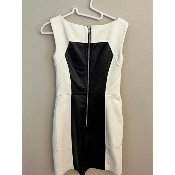 MILLY Sheath Lamb Leather Dress Size 4 - Picture 7 of 10